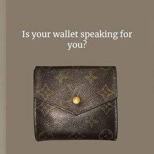 LOUIS VUITTON Monogram Porte-Monnaie Billets Cartes Credit Wallet GUC